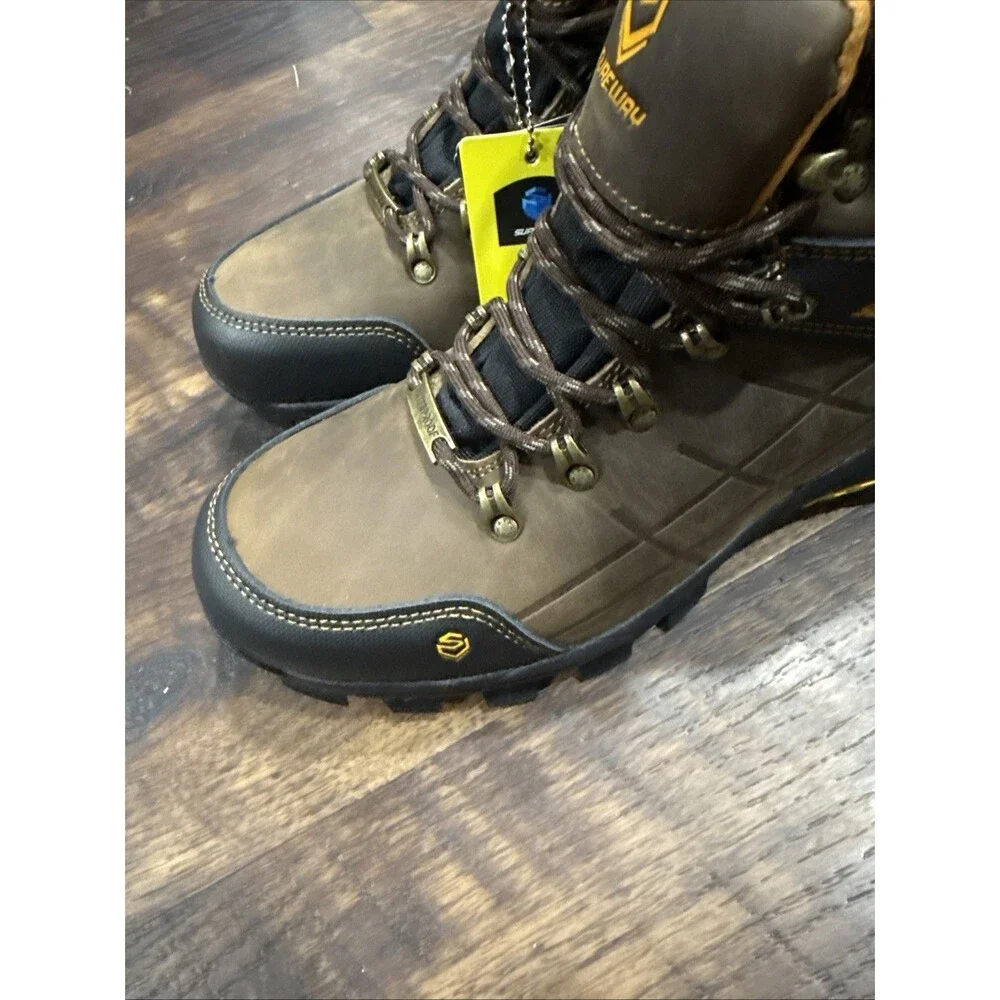 Sureway N629-WP Work Boots Men’s 12 Leather Waterproof Slip-Resistant New